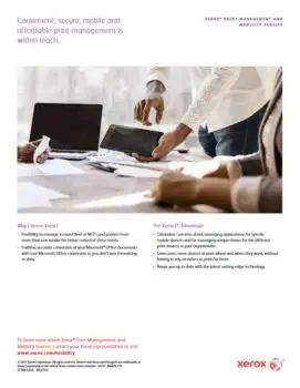 Mobile Print, mobile print, Xerox, BXI Consultants